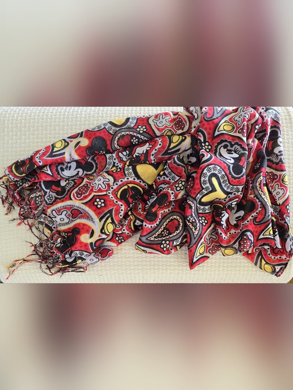 Disney Parks Mickey Mouse Scarf